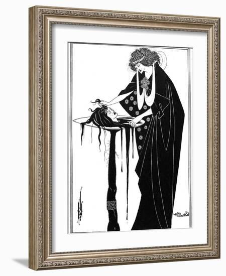 Wilde: Salome-Aubrey Beardsley-Framed Giclee Print