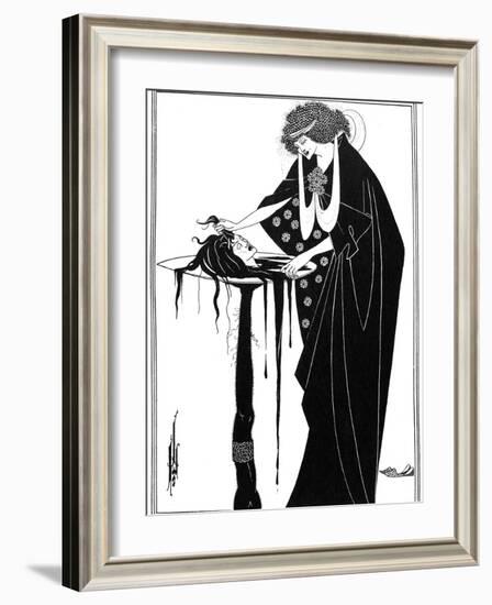 Wilde: Salome-Aubrey Beardsley-Framed Giclee Print