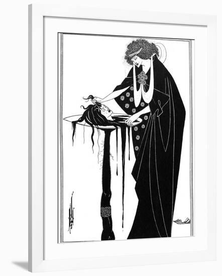 Wilde: Salome-Aubrey Beardsley-Framed Giclee Print