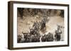 Wildebeest Migration, Masai Mara Game Reserve, Kenya-Paul Souders-Framed Photographic Print