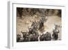 Wildebeest Migration, Masai Mara Game Reserve, Kenya-Paul Souders-Framed Photographic Print