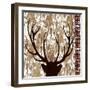 Wilderness Deer-Nicholas Biscardi-Framed Premium Giclee Print