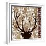 Wilderness Deer-Nicholas Biscardi-Framed Premium Giclee Print