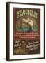 Wilderness Outfitters - Vintage Sign-Lantern Press-Framed Art Print