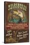 Wilderness Outfitters - Vintage Sign-Lantern Press-Stretched Canvas