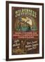 Wilderness Outfitters - Vintage Sign-Lantern Press-Framed Art Print