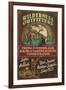 Wilderness Outfitters - Vintage Sign-Lantern Press-Framed Art Print