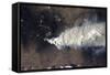 Wildfire in the Jemez Mountains of the Santa Fe National Forest, Mexico-null-Framed Stretched Canvas