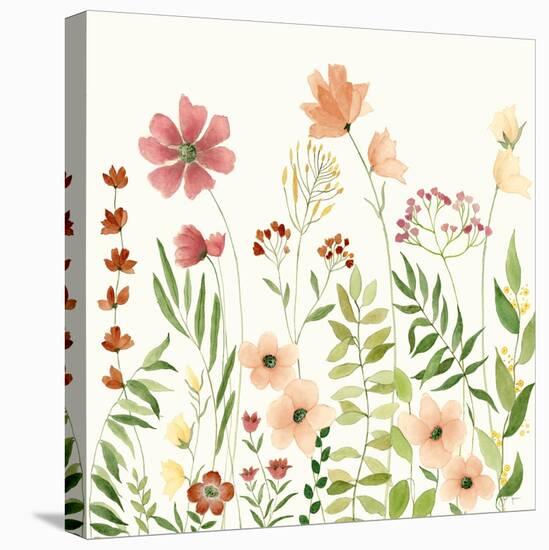 Wildflower Arrangement I-Janet Tava-Stretched Canvas