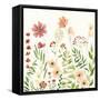 Wildflower Arrangement I-Janet Tava-Framed Stretched Canvas