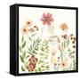 Wildflower Arrangement II-Janet Tava-Framed Stretched Canvas