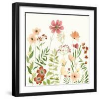 Wildflower Arrangement II-Janet Tava-Framed Art Print