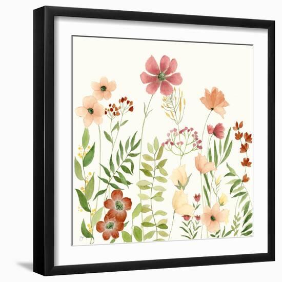 Wildflower Arrangement II-Janet Tava-Framed Art Print