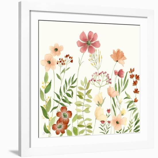 Wildflower Arrangement II-Janet Tava-Framed Art Print