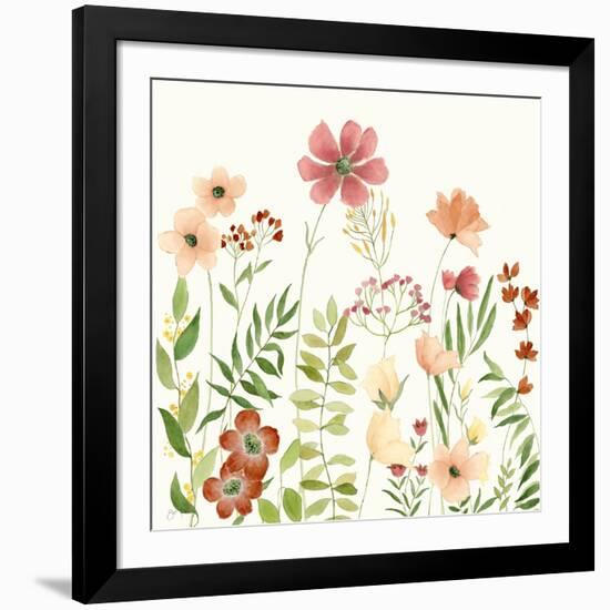 Wildflower Arrangement II-Janet Tava-Framed Art Print