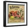 Wildflower Brand - Ruddock, California - Citrus Crate Label-Lantern Press-Framed Art Print