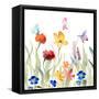 Wildflower Garden-Lanie Loreth-Framed Stretched Canvas