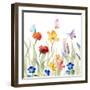 Wildflower Garden-Lanie Loreth-Framed Art Print