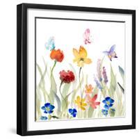 Wildflower Garden-Lanie Loreth-Framed Art Print