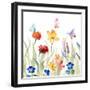 Wildflower Garden-Lanie Loreth-Framed Art Print