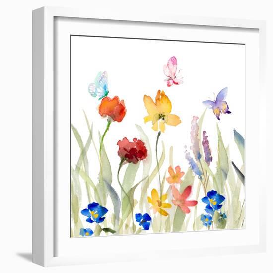 Wildflower Garden-Lanie Loreth-Framed Art Print