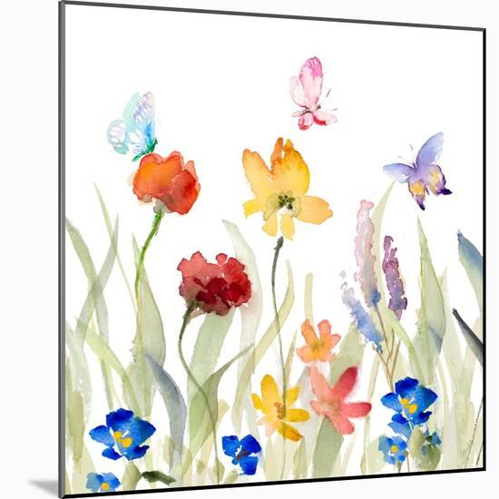 Wildflower Garden-Lanie Loreth-Mounted Art Print