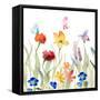 Wildflower Garden-Lanie Loreth-Framed Stretched Canvas