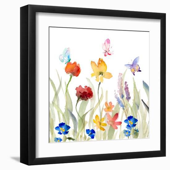 Wildflower Garden-Lanie Loreth-Framed Art Print