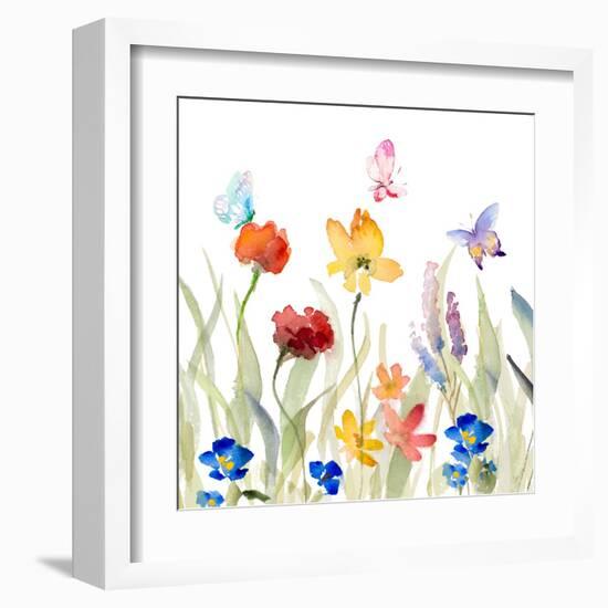 Wildflower Garden-Lanie Loreth-Framed Art Print