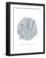 Wildflower - Grow-Clara Wells-Framed Giclee Print