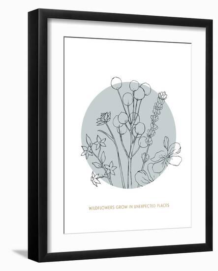 Wildflower - Grow-Clara Wells-Framed Giclee Print