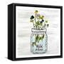 Wildflower Jar 3-Kimberly Allen-Framed Stretched Canvas