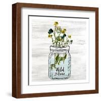 Wildflower Jar 3-Kimberly Allen-Framed Art Print
