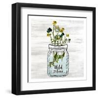 Wildflower Jar 3-Kimberly Allen-Framed Art Print