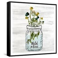 Wildflower Jar 3-Kimberly Allen-Framed Stretched Canvas