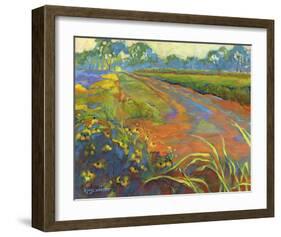 Wildflower Road-Karen Mathison Schmidt-Framed Art Print