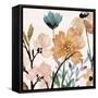 Wildflower Square Fall 1-Kimberly Allen-Framed Stretched Canvas