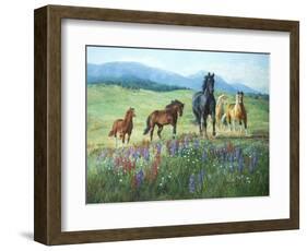 Wildflower Trail-Claire Goldrick-Framed Art Print