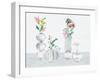 Wildflower & Vases II-Melissa Wang-Framed Art Print