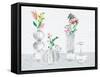 Wildflower & Vases II-Melissa Wang-Framed Stretched Canvas