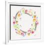 Wildflower Wreath 2-Beverly Dyer-Framed Art Print