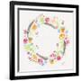 Wildflower Wreath 2-Beverly Dyer-Framed Art Print