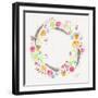 Wildflower Wreath 2-Beverly Dyer-Framed Art Print