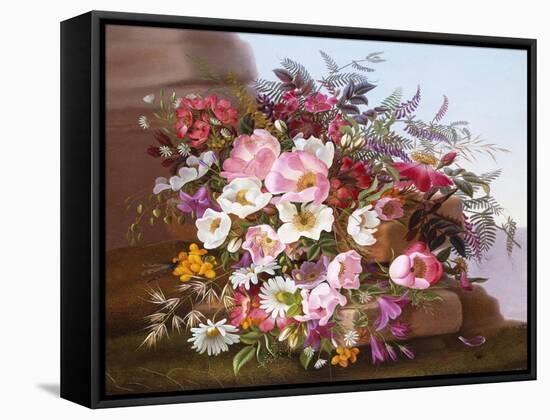 Wildflowers, 1875-Adelheid Dietrich-Framed Stretched Canvas