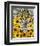 Wildflowers black eyed Susans Queen Ann Lace-null-Framed Art Print