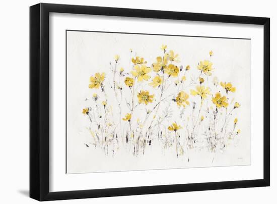 Wildflowers I Bright Yellow-Lisa Audit-Framed Art Print