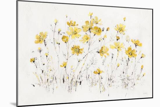 Wildflowers I Bright Yellow-Lisa Audit-Mounted Art Print