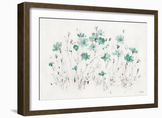 Wildflowers I Turquoise-Lisa Audit-Framed Art Print