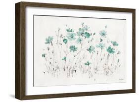 Wildflowers I Turquoise-Lisa Audit-Framed Art Print