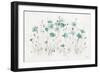 Wildflowers I Turquoise-Lisa Audit-Framed Art Print